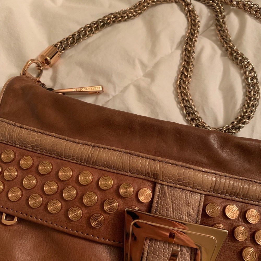 Rebecca Minkoff Python Skin Leather Shoulder Bag - image 2